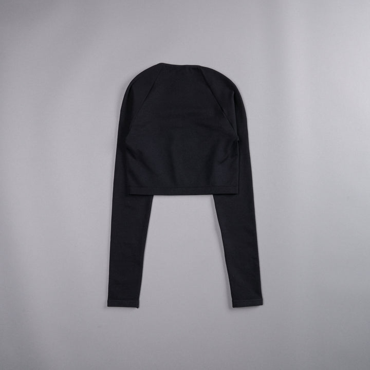 Western Wolves L/S "Everson Sage Seamless" Top in Black