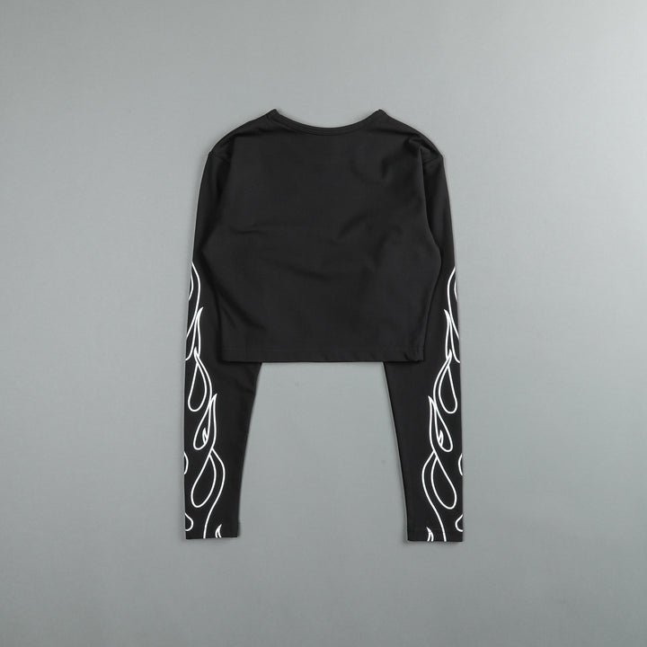 Burn L/S "Energy" Top in Black