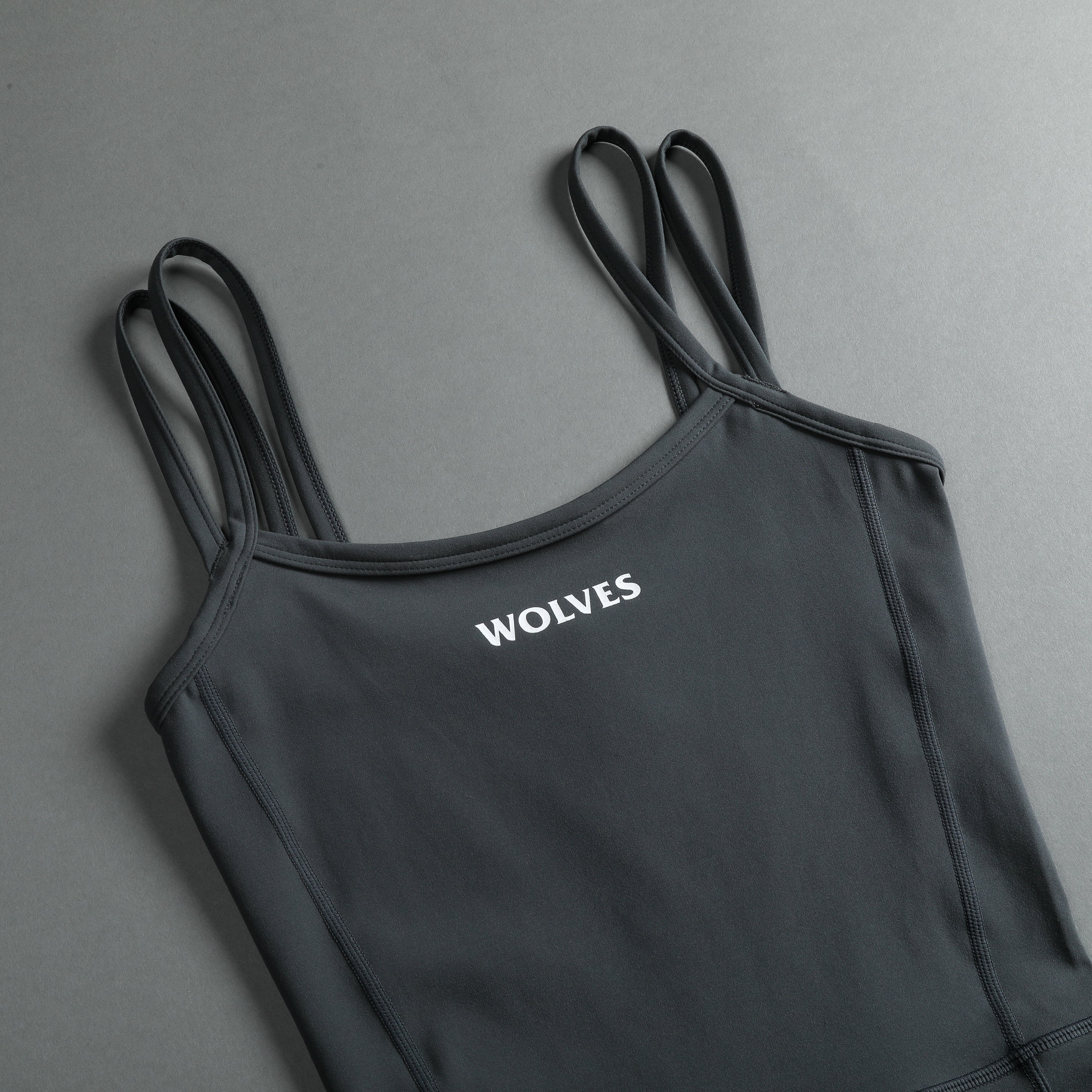 Flames Shay "Energy" Bodysuit in Wolf Gray