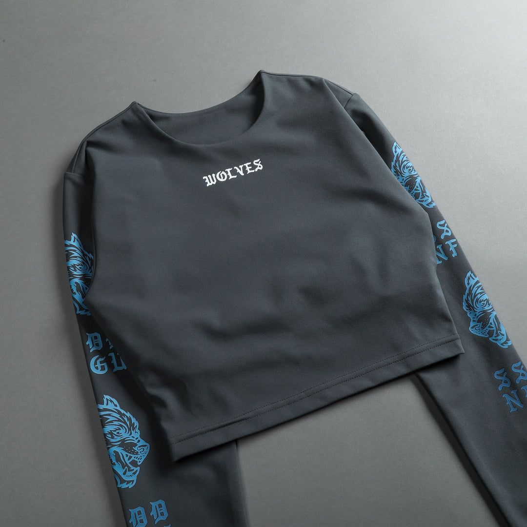 Guardian L/S Ava "Energy" Top in Wolf Gray