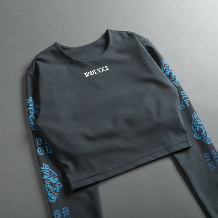 Guardian L/S Ava "Energy" Top in Wolf Gray