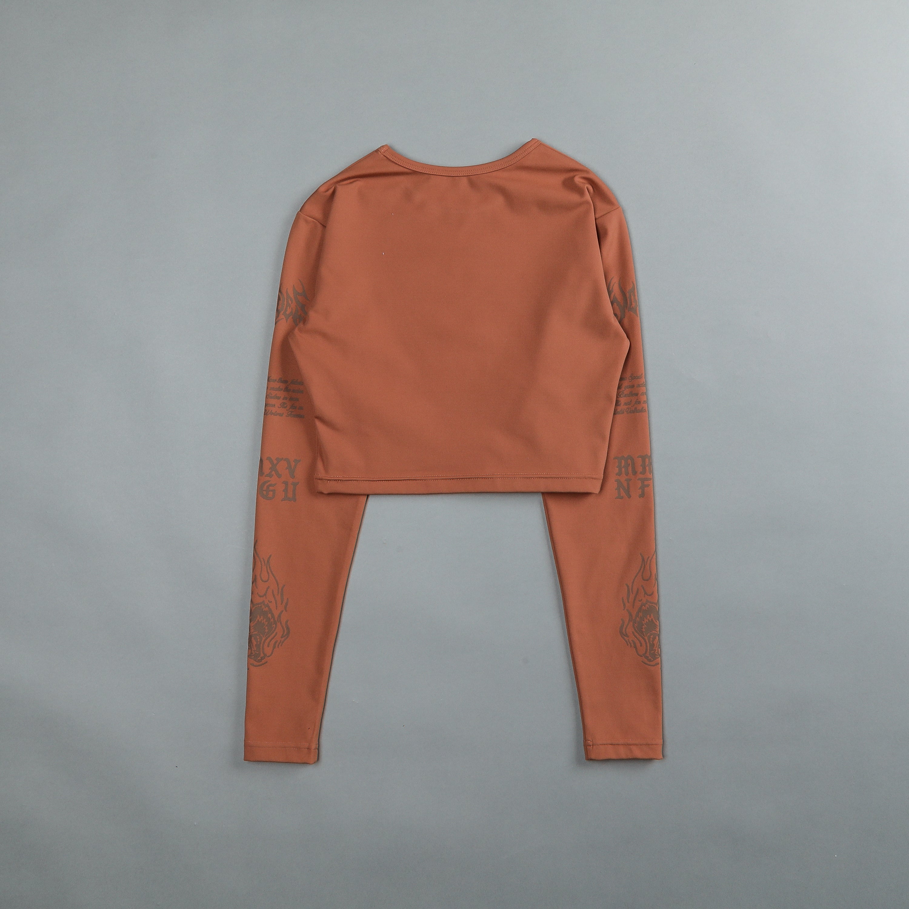Us Vs. Them L/S "Energy" Top in Norse Brown
