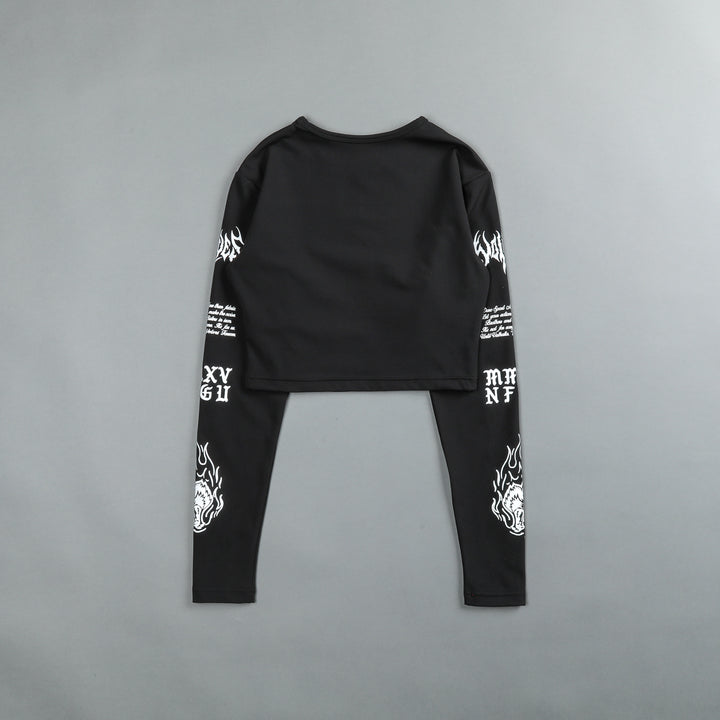 Us Vs. Them L/S "Energy" Top in Black/White