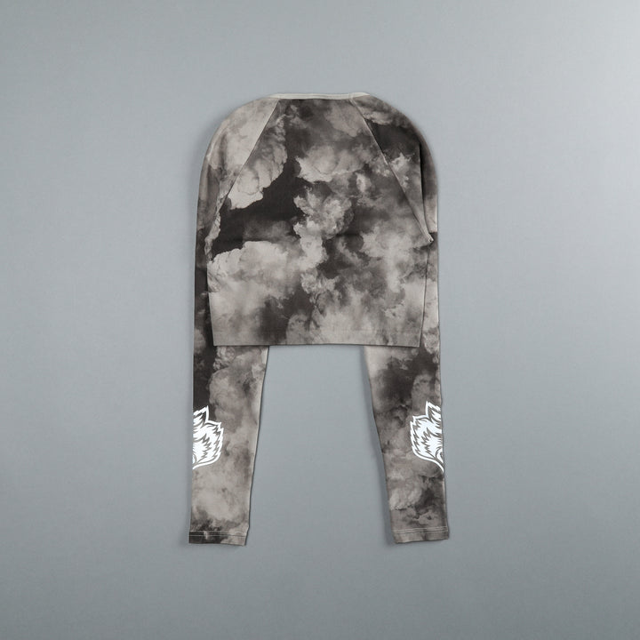 Dual Hardcore L/S "Everson Sage Seamless" Top in Siena Big Ghost Cloud