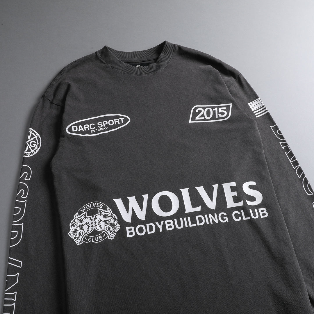 Faster "Premium" L/S Tee in Wolf Gray