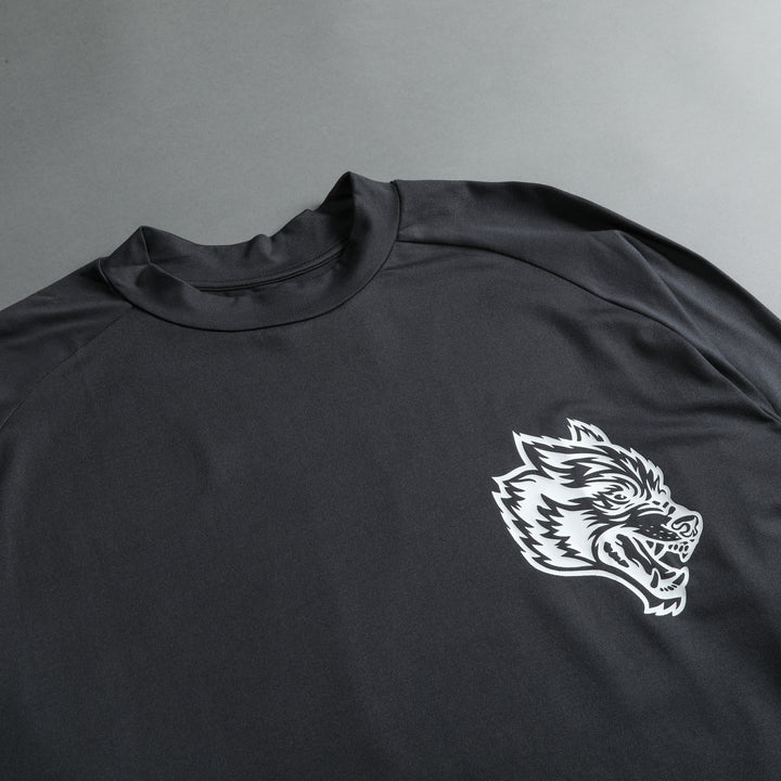 In Our Heart "Dry Wolf" Raglan (LS) Tee in Stone