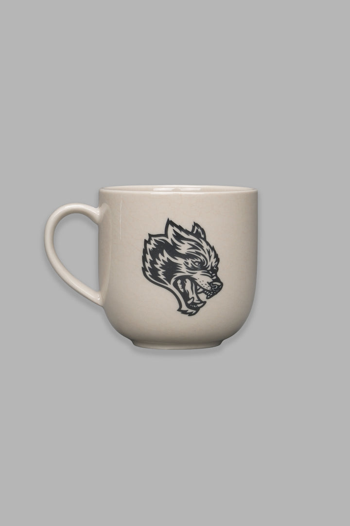 Wolf Head Coffee Cup Set in Black/Black