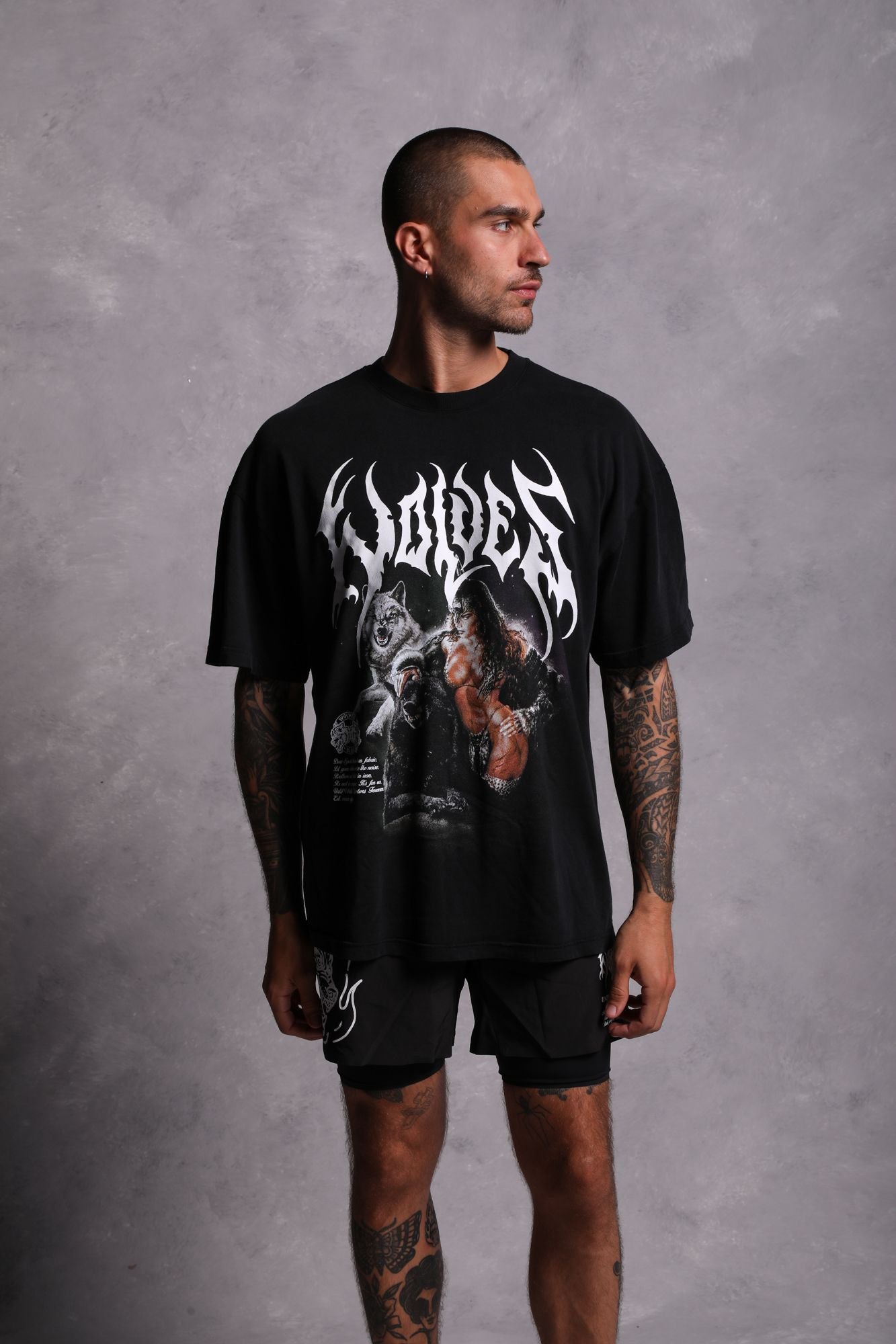 ダルクスポーツ　XL ビンテージブラックTシャツ m_6644c8ab8a00e32ed336fa49.jpg