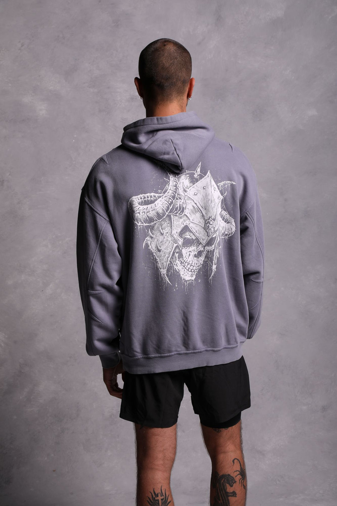 House Of Wolves "Vintage Cornell" Hoodie in Norse Purple