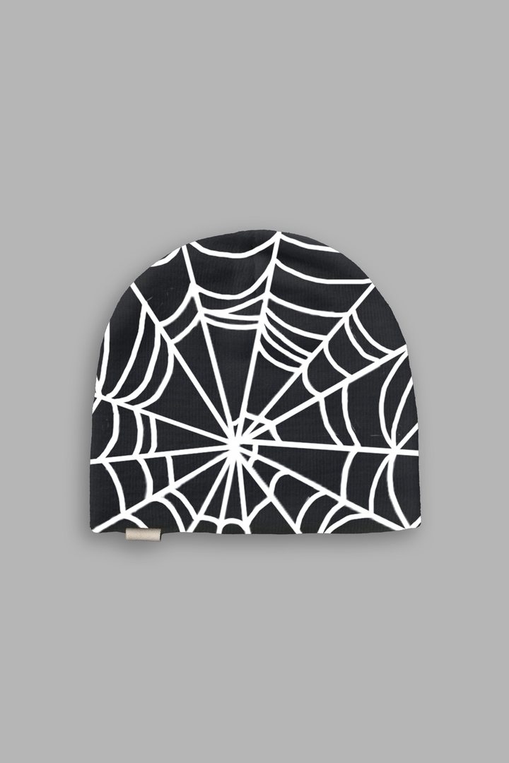 Webbed Cap Beanie in Black