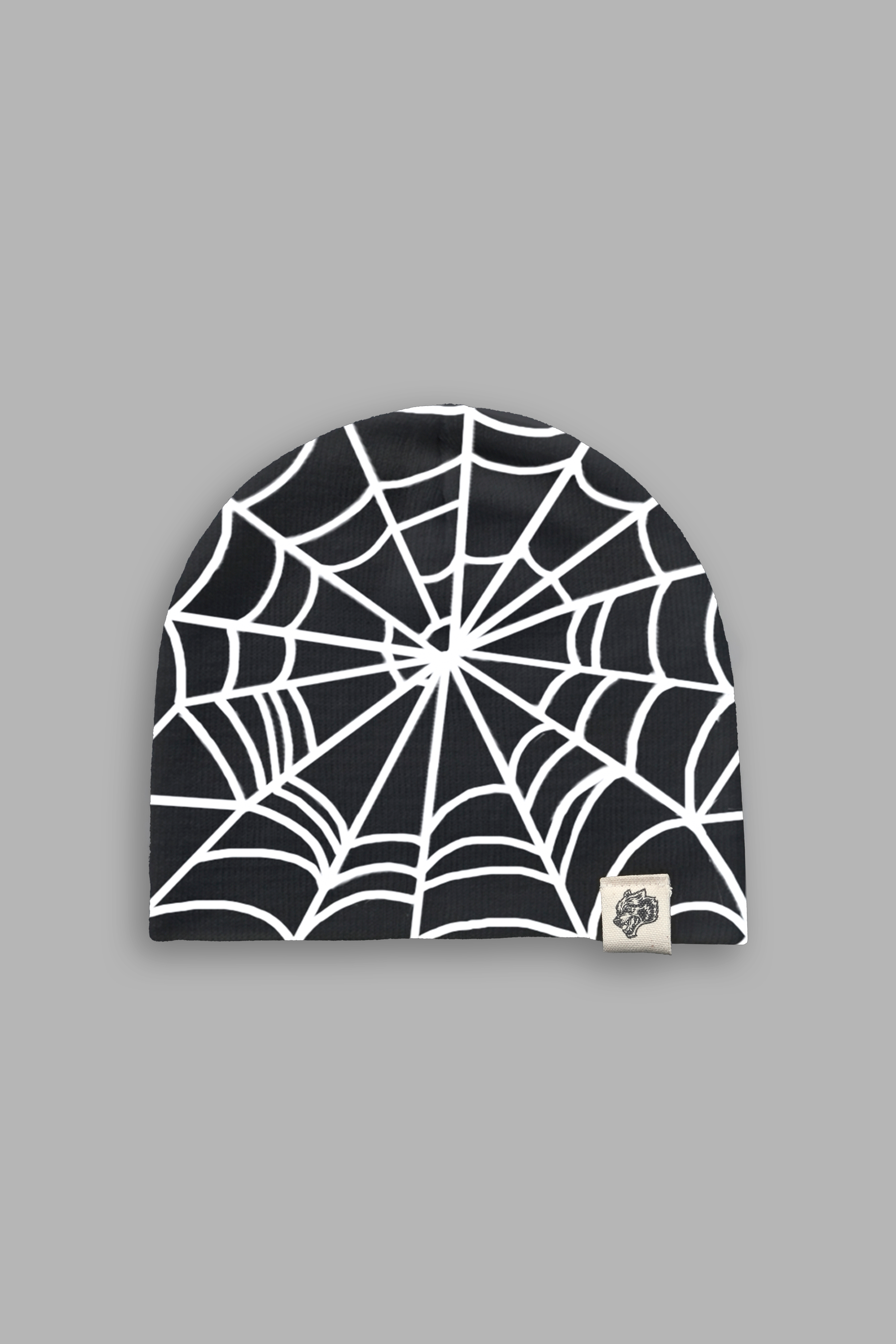 Webbed Cap Beanie in Black