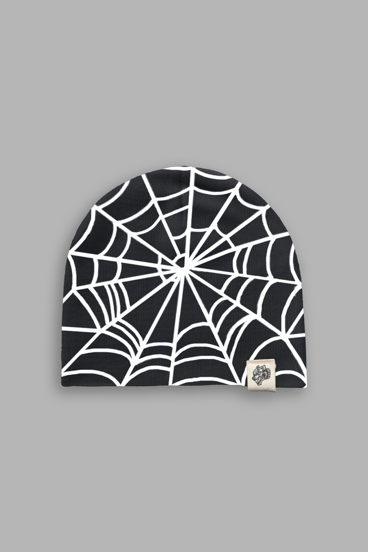 Webbed Cap Beanie in Black