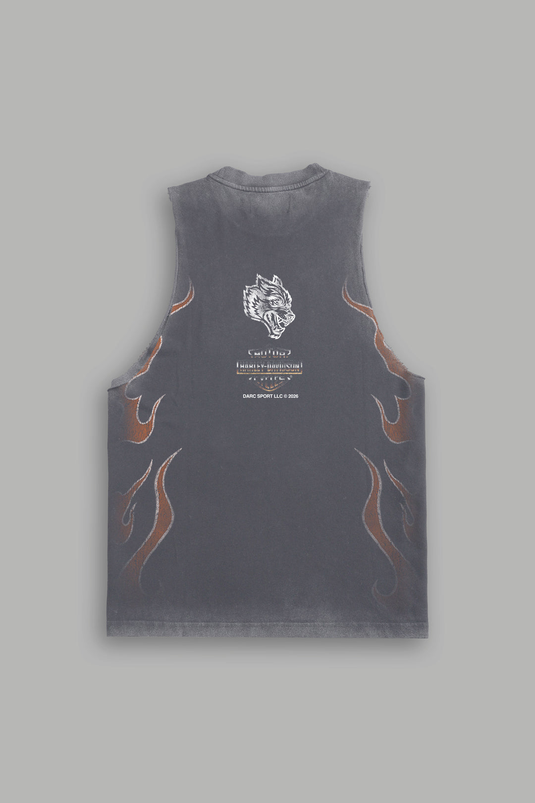 We Fly Together Tommy Muscle Tee in Slate Gray