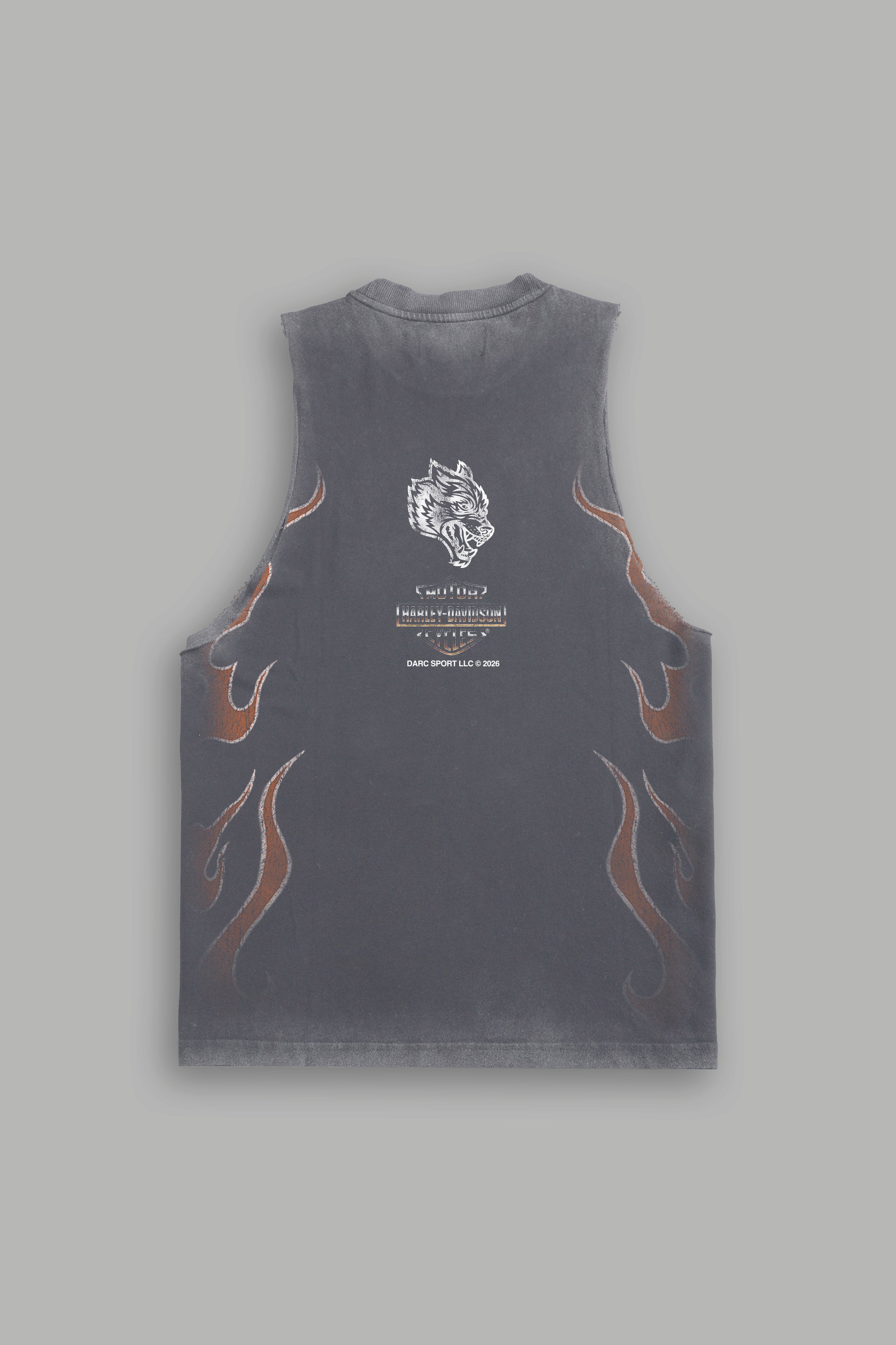 We Fly Together Tommy Muscle Tee in Slate Gray