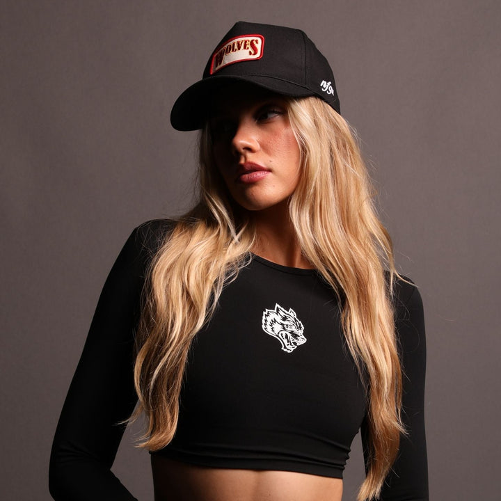 She Respect Us (LS) Energy Top in Black