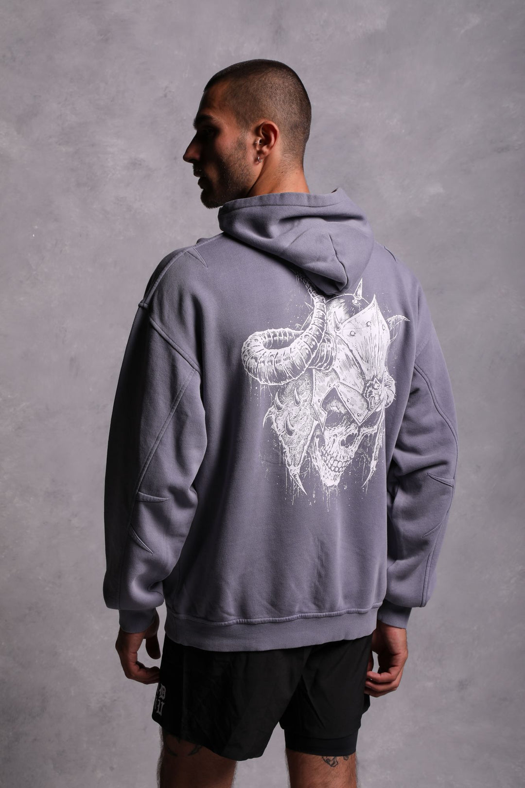House Of Wolves "Vintage Cornell" Hoodie in Norse Purple