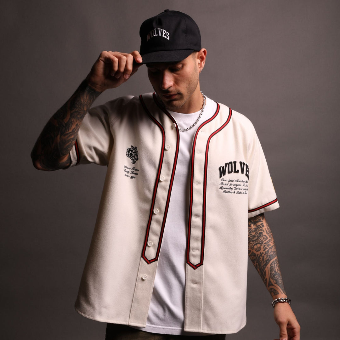 Our Way Heritage Baseball Jersey in Cream – DarcSport