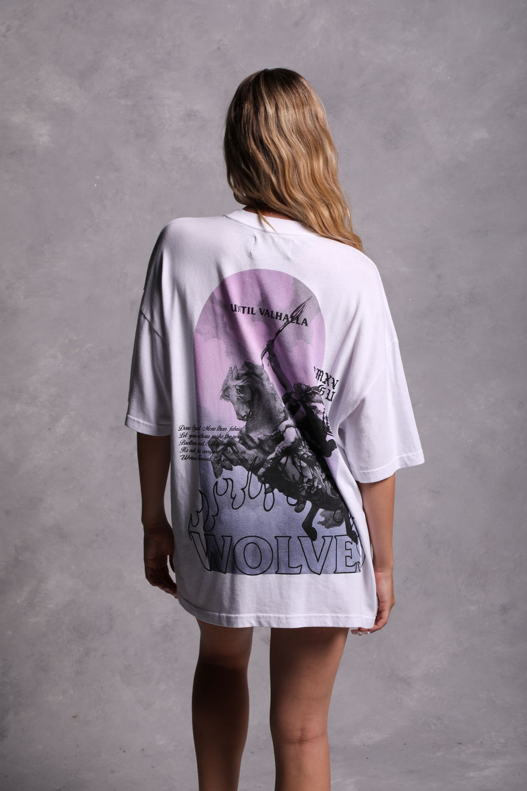 Destined "Premium" Oversized Unisex Tee in White