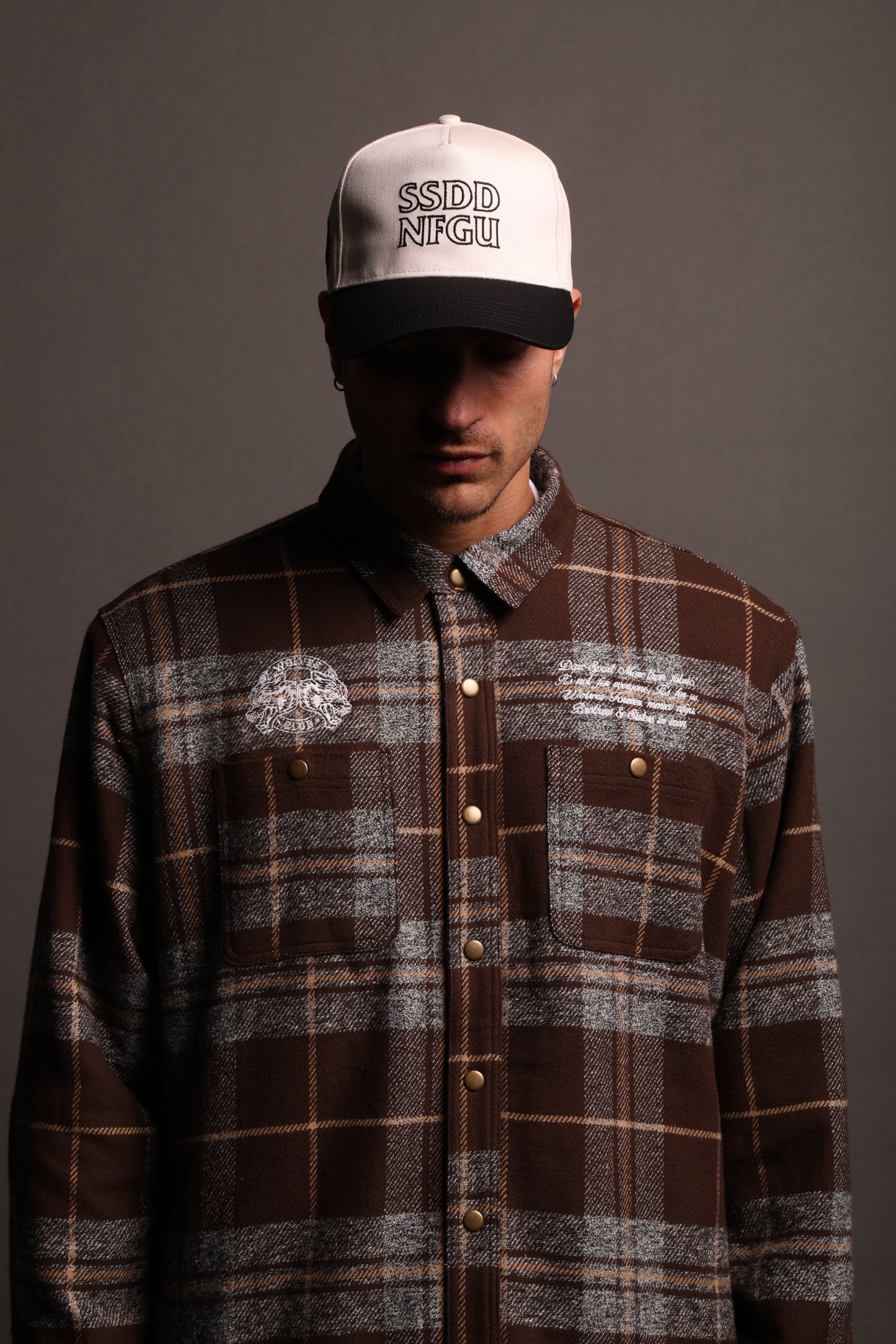 Marked Seattle Sherpa Lined Flannel in Frontier Plaid