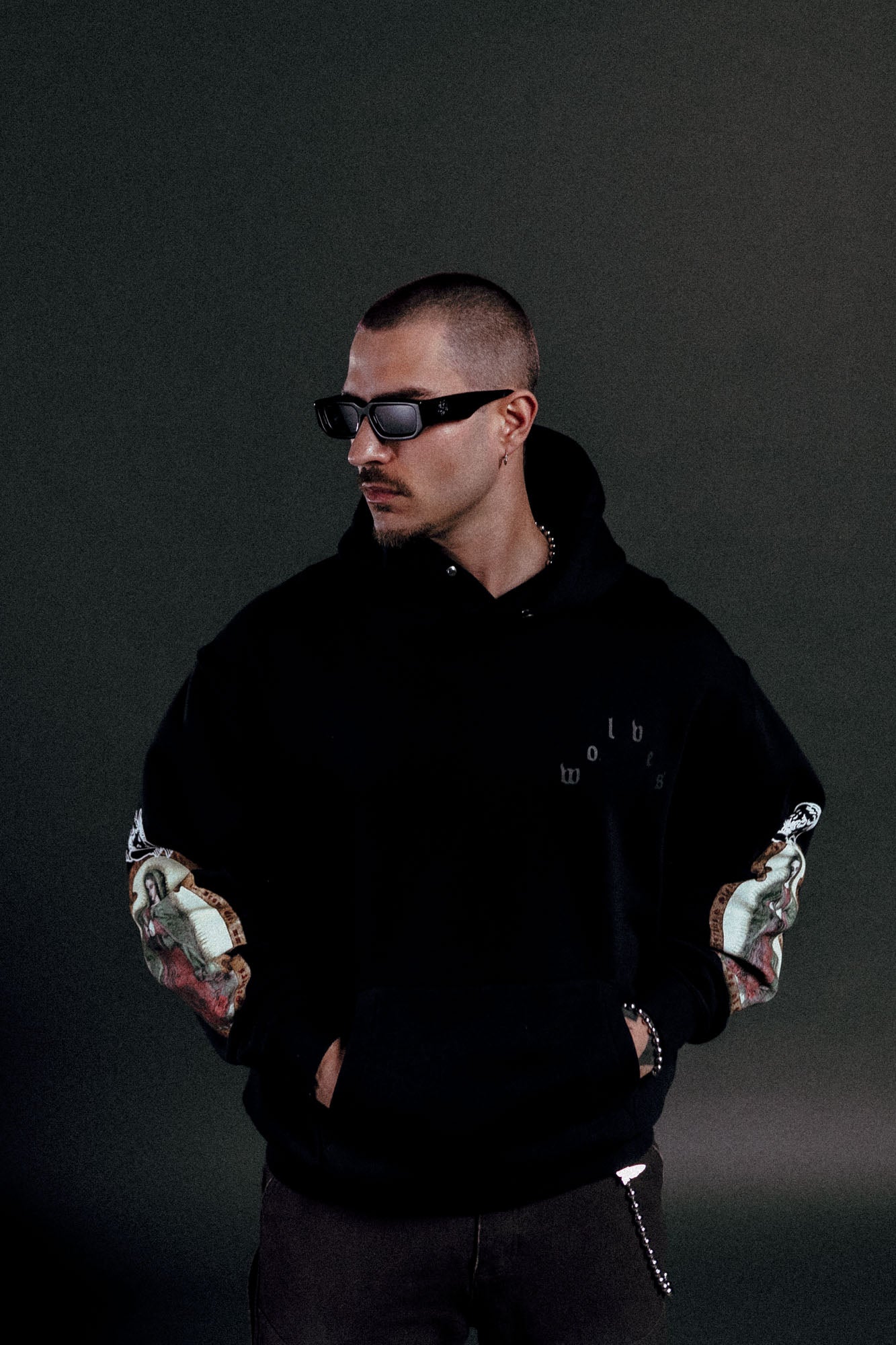 Holy Vow "Pierce" Hoodie in Black