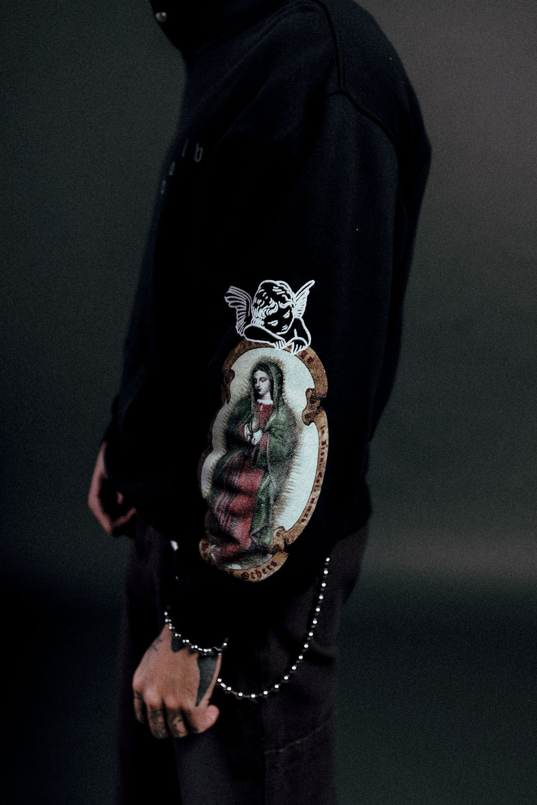 Holy Vow "Pierce" Hoodie in Black