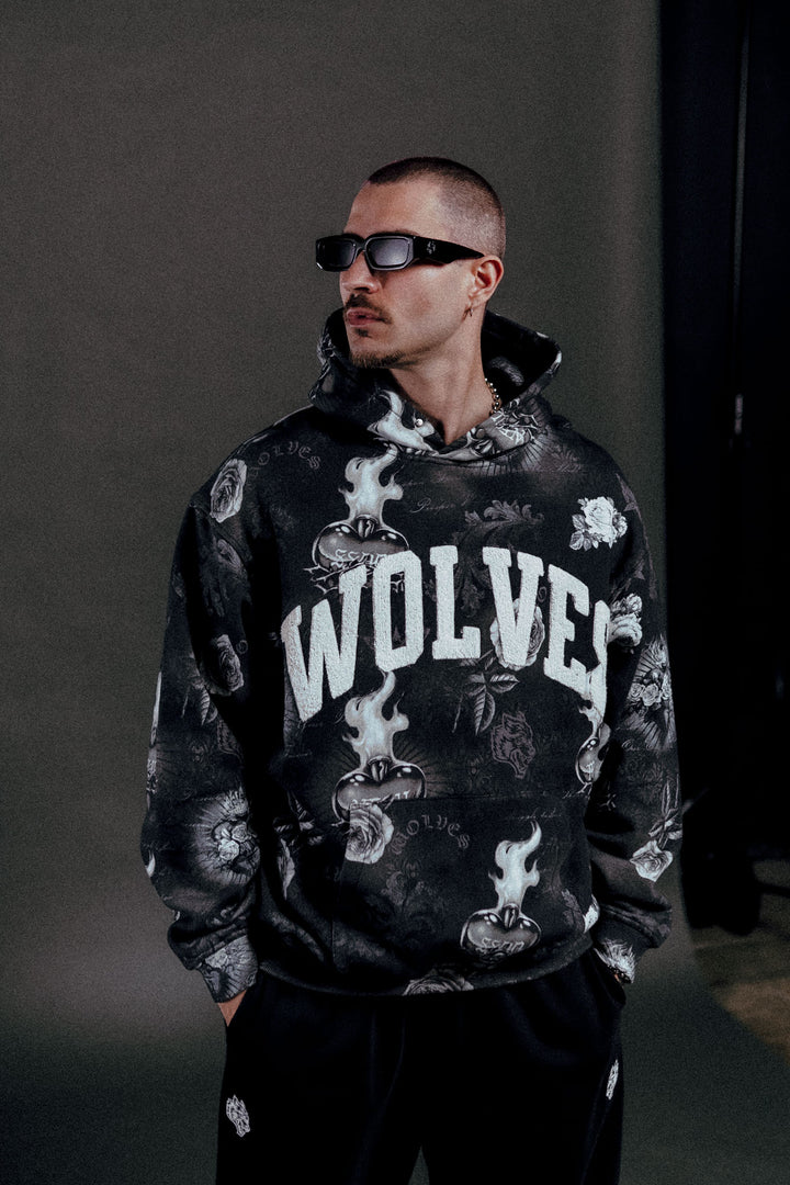 Always Loyal "Pierce" Hoodie in Corazon de Oscuridad Tonal