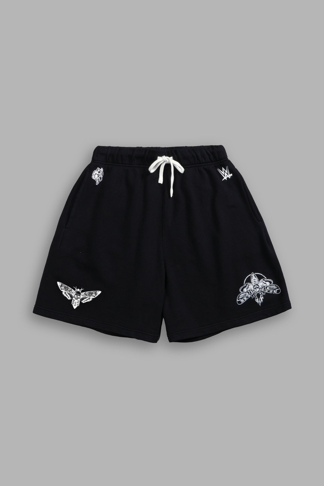 Moth Forever Oversized Post Lounge Sweat Shorts in Black