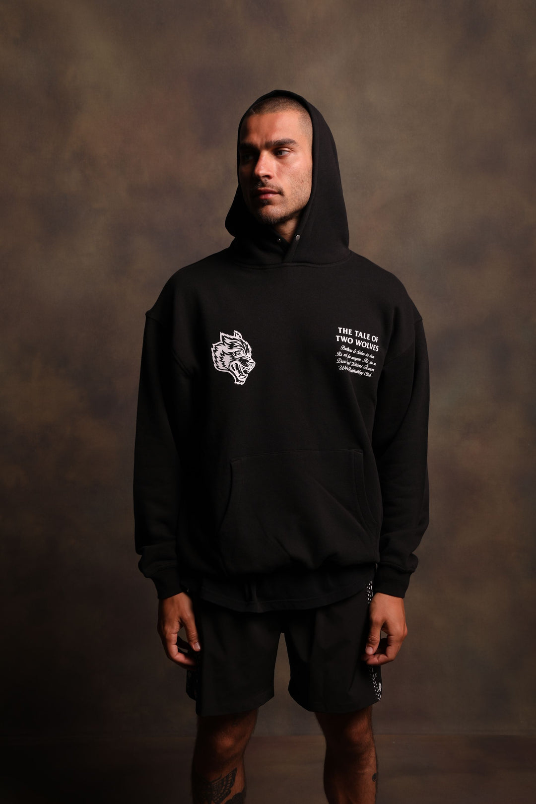 Southwest Paisley "Vintage Pierce" Hoodie in Black