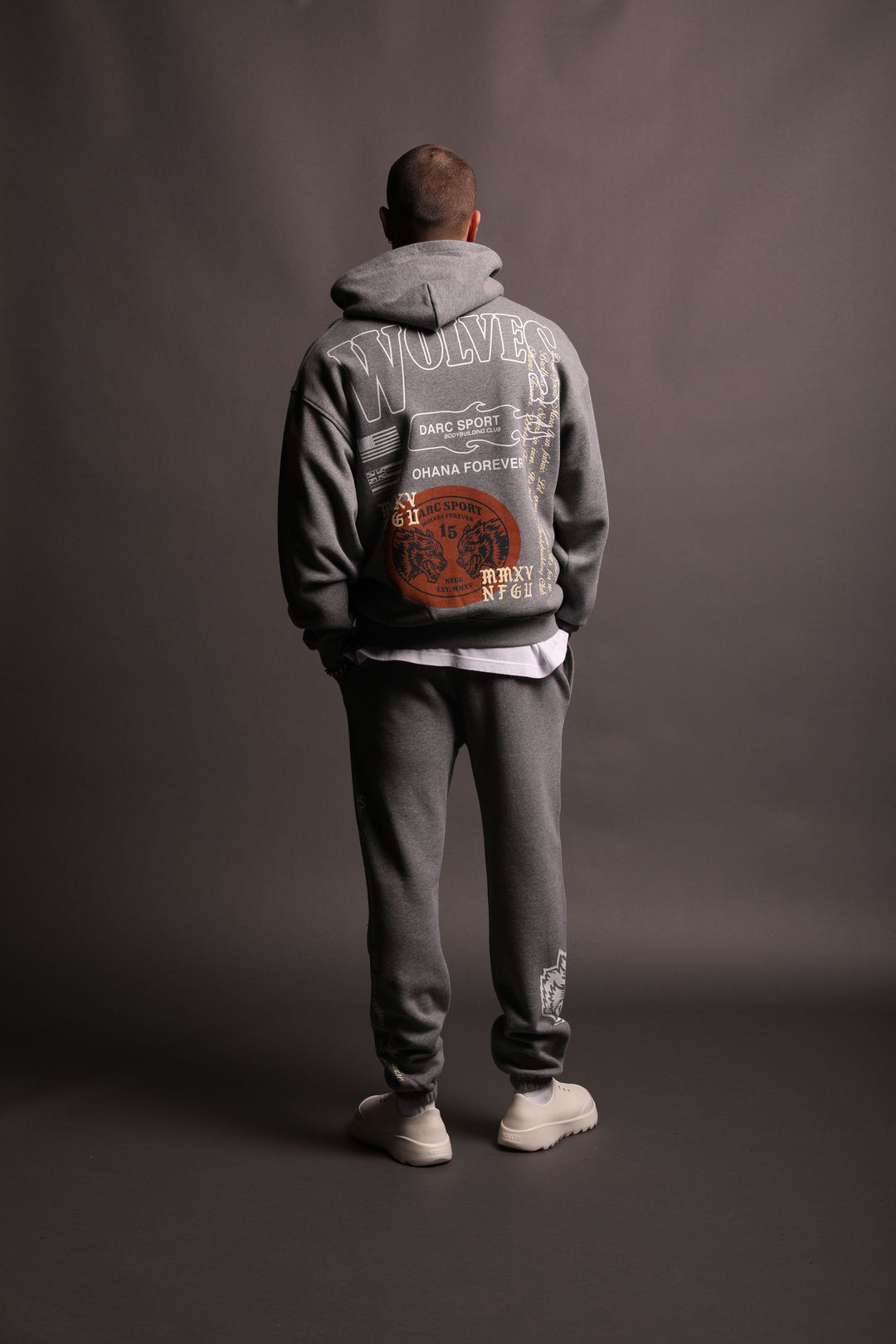 Life Moves Fast "Pierce" Hoodie in Athletic Gray