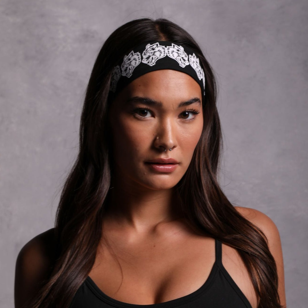 Wolves Forever Energy Headband in Black