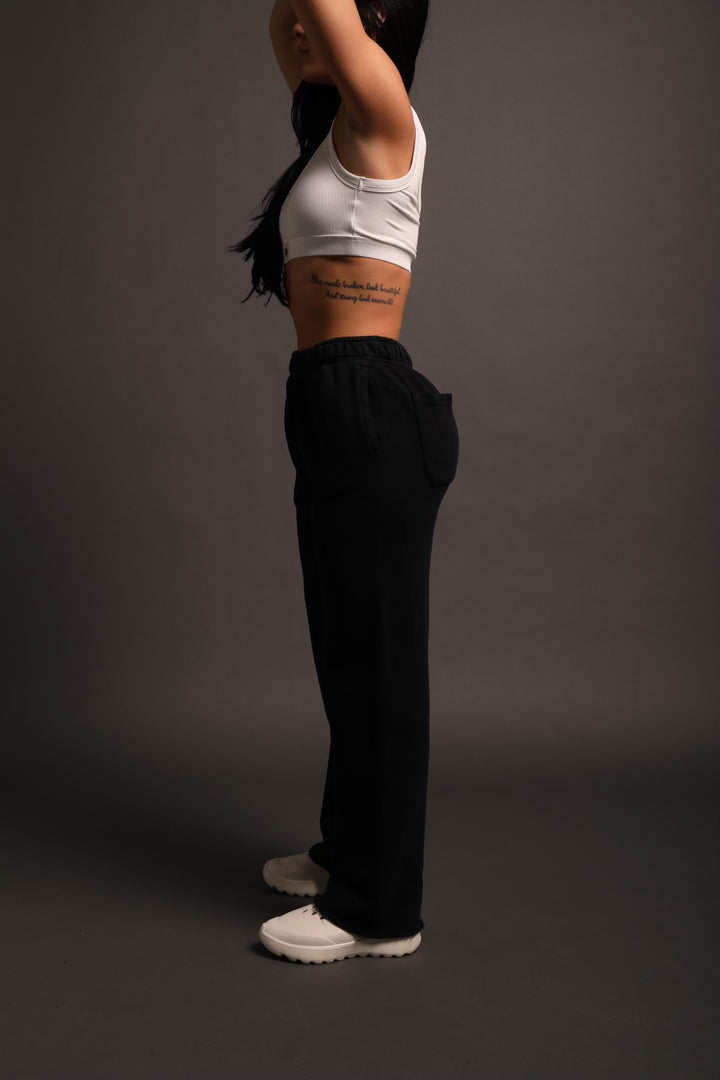 Chopper She Big Cozy Sweats in Black