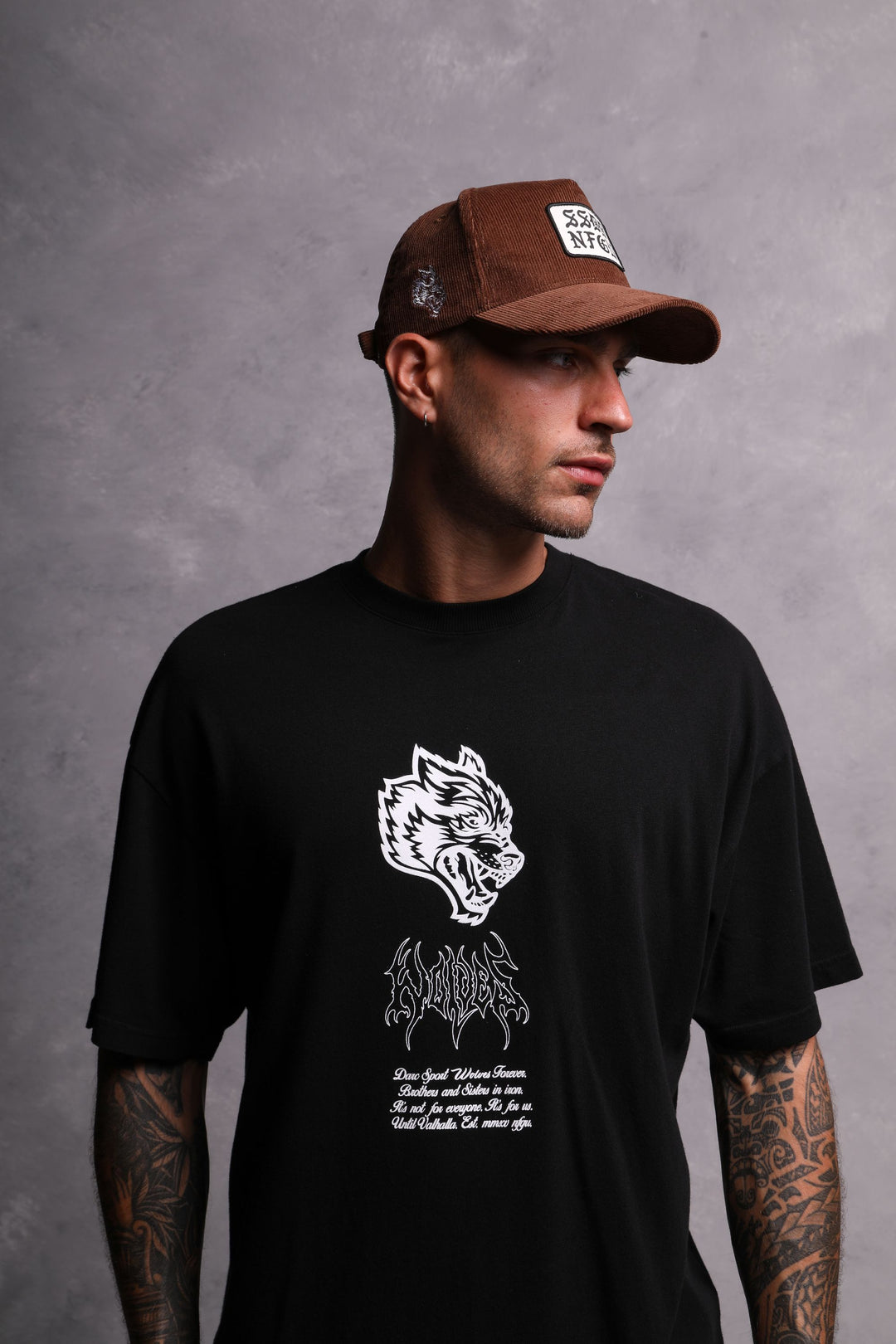 SSDD Corduroy 5 Panel Hat in Norse Brown