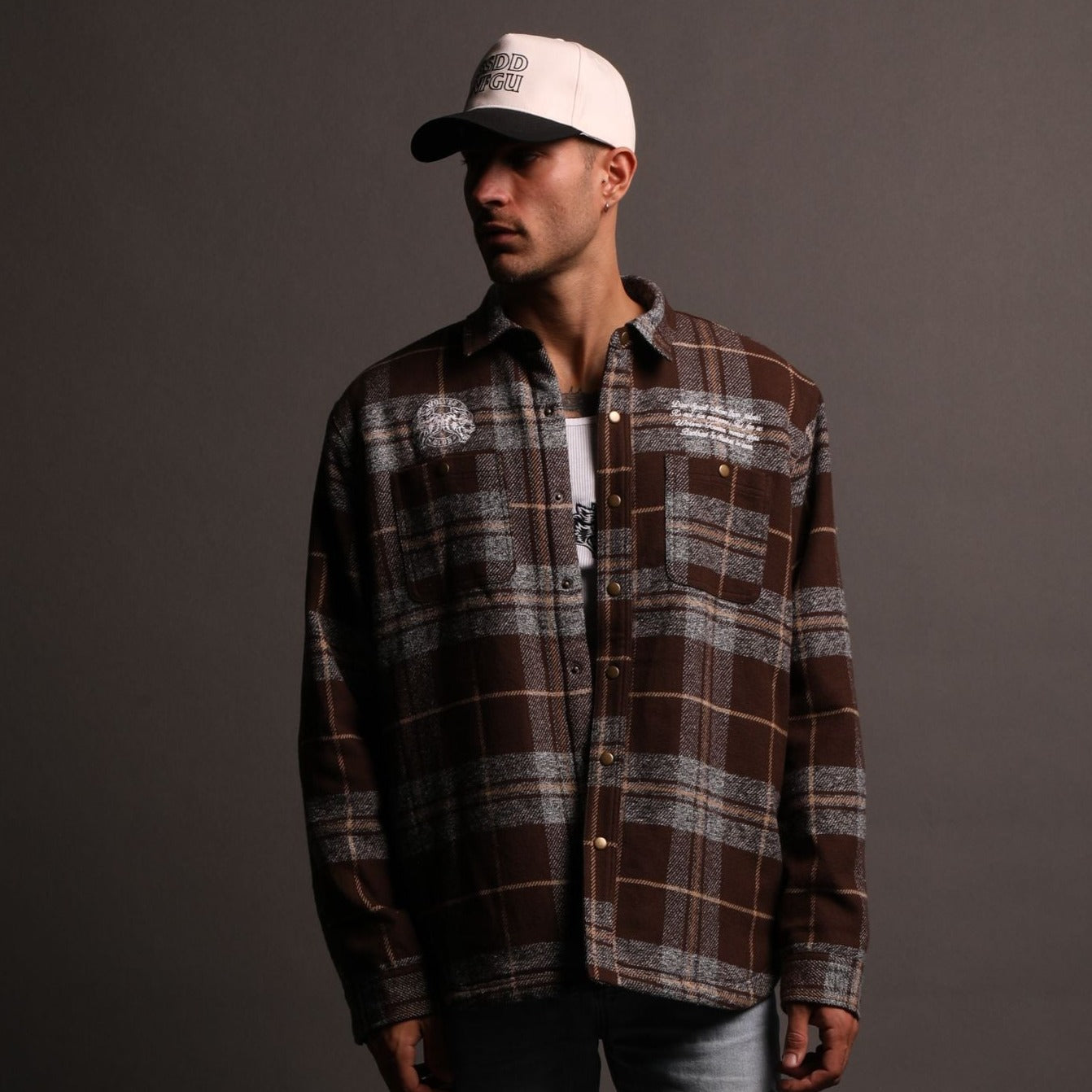 Marked Seattle Sherpa Lined Flannel in Frontier Plaid