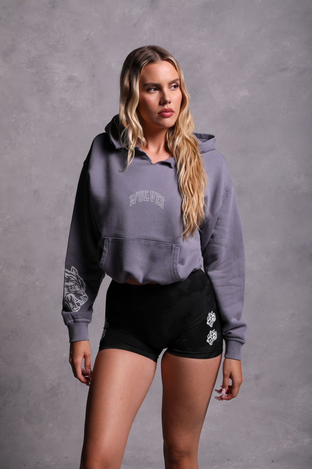Loyalty "Vintage Dempsey" (Cropped) Hoodie in Norse Purple