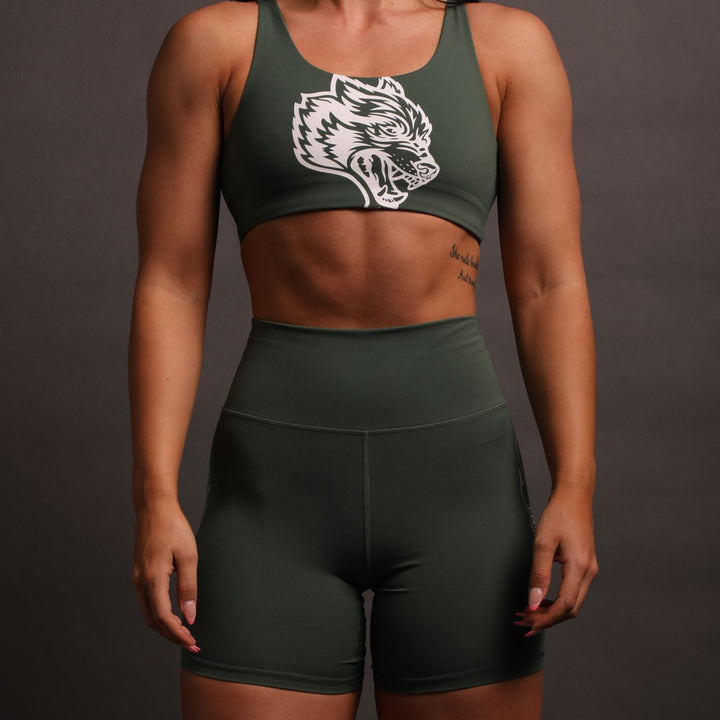 Move Fast "Energy" Training Shorts in Norse Green