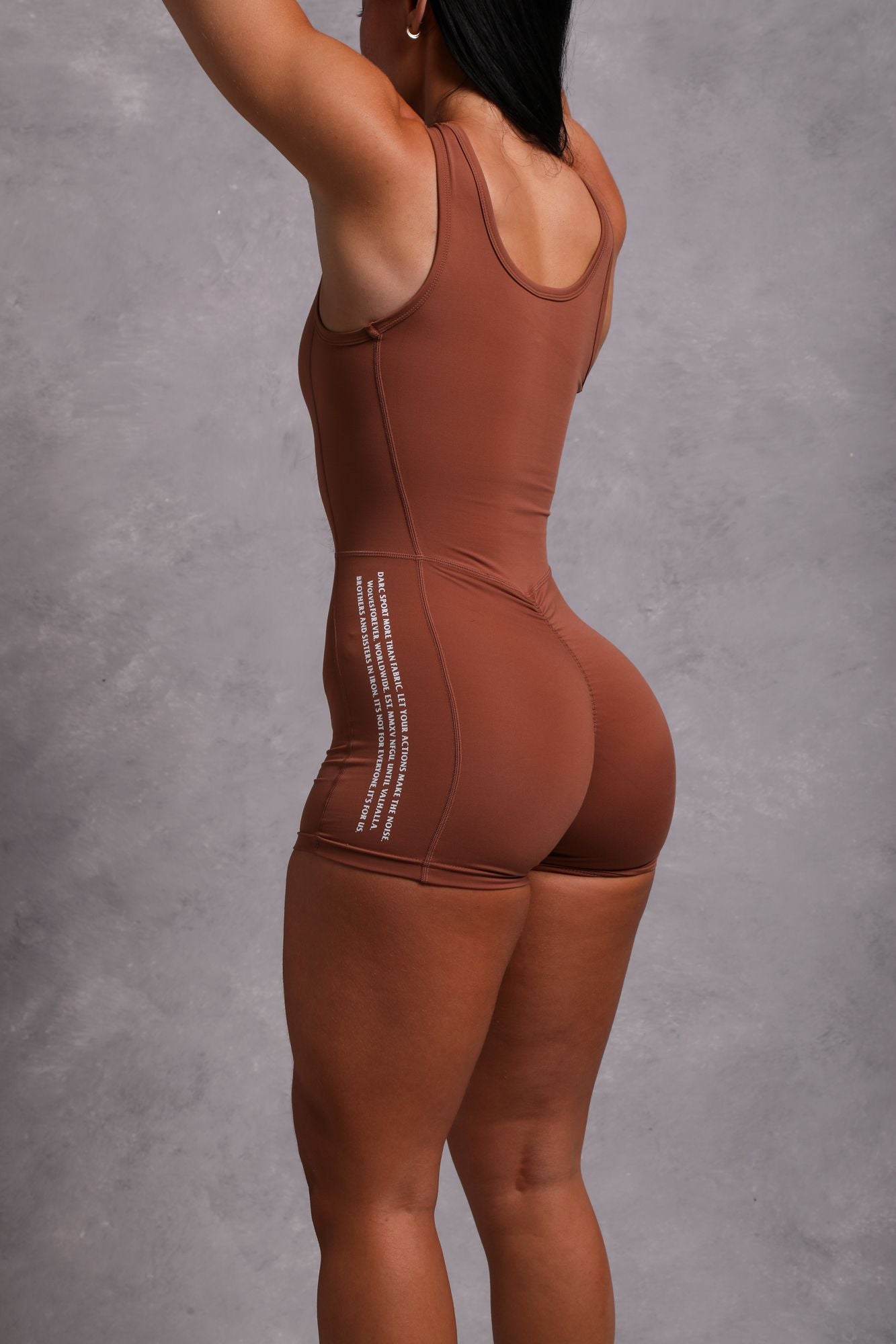 Cerberus Sofia "Energy" Bodysuit in Norse Brown
