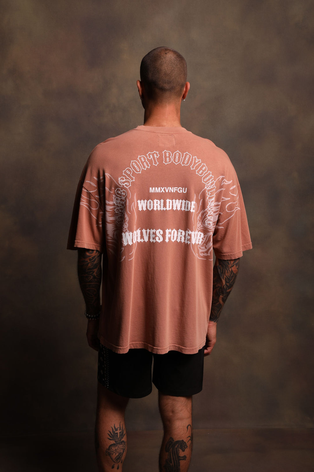 The One You Feed "Premium Vintage" Oversized Tee in Desert Rose
