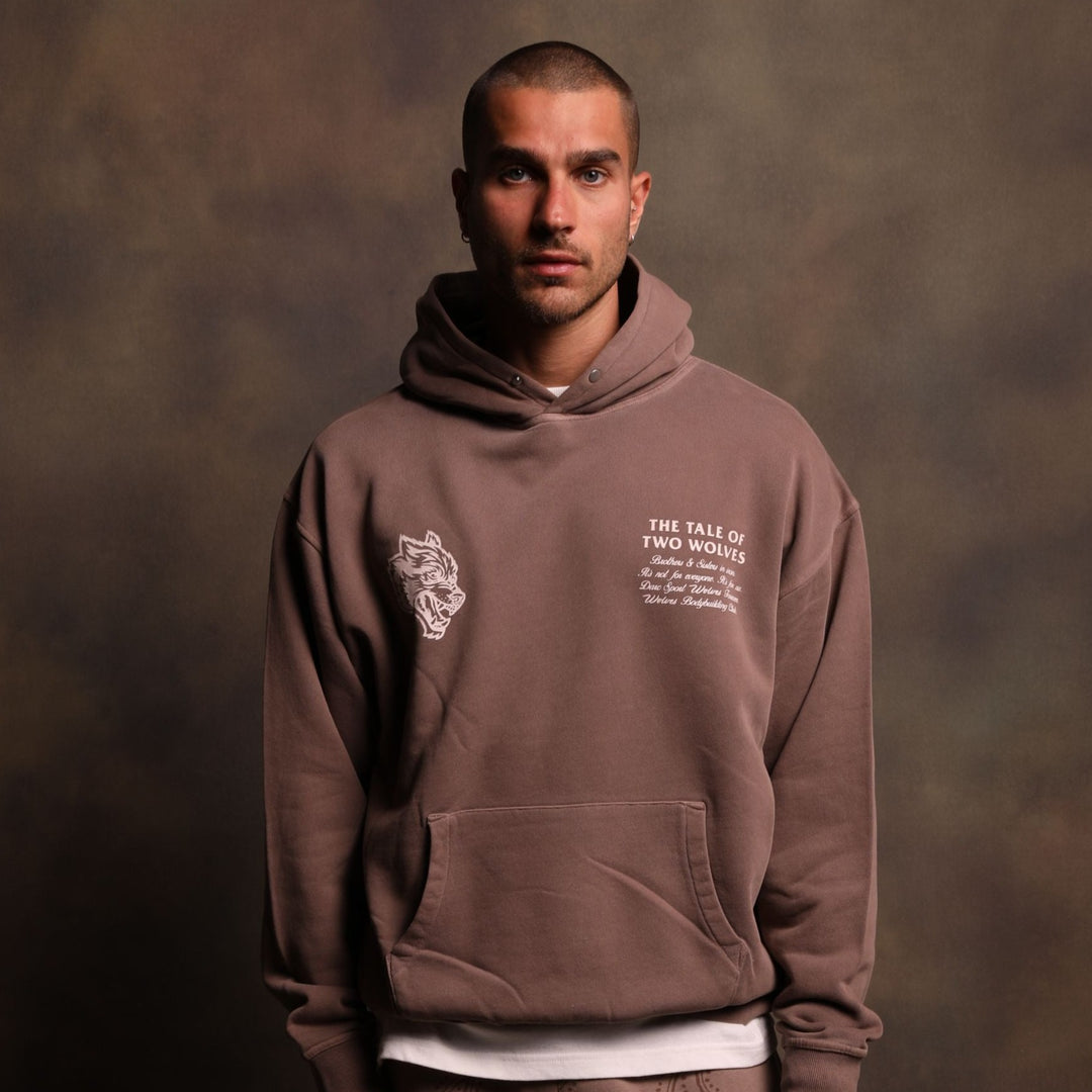 Southwest Paisley "Vintage Pierce" Hoodie in Mojave Brown