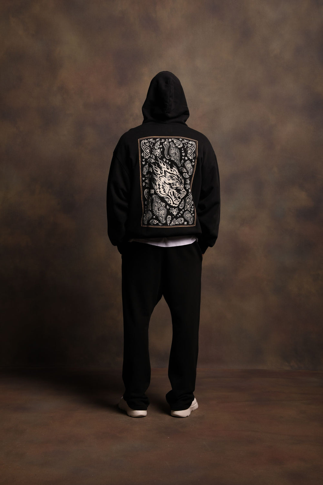 Western "Pierce" Hoodie in Black
