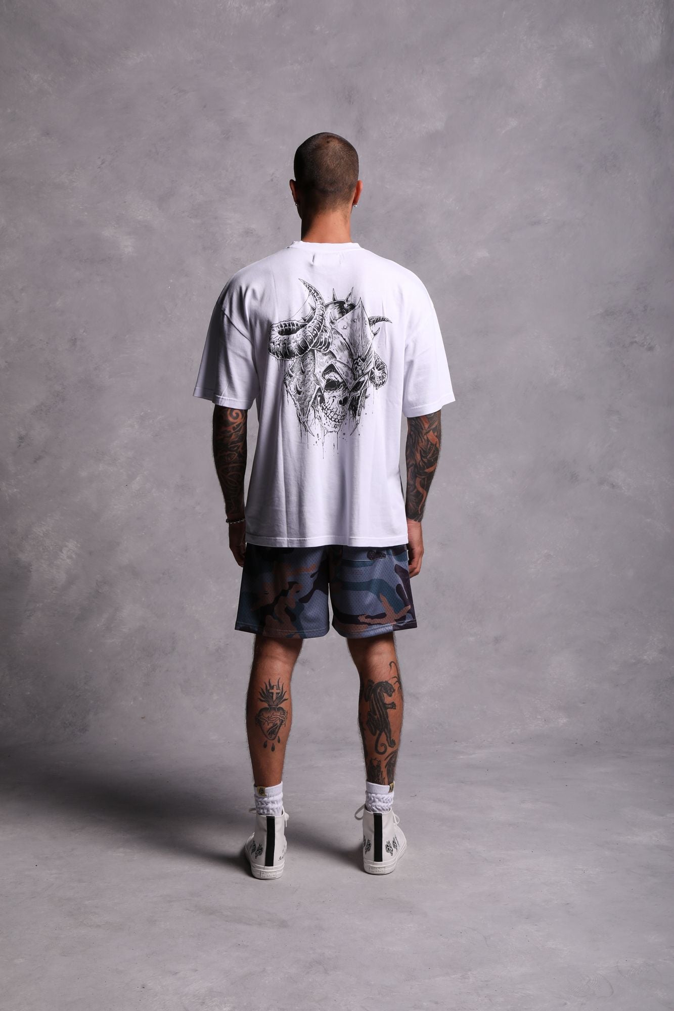 House Of Wolves "Premium" Pocket Tee in White