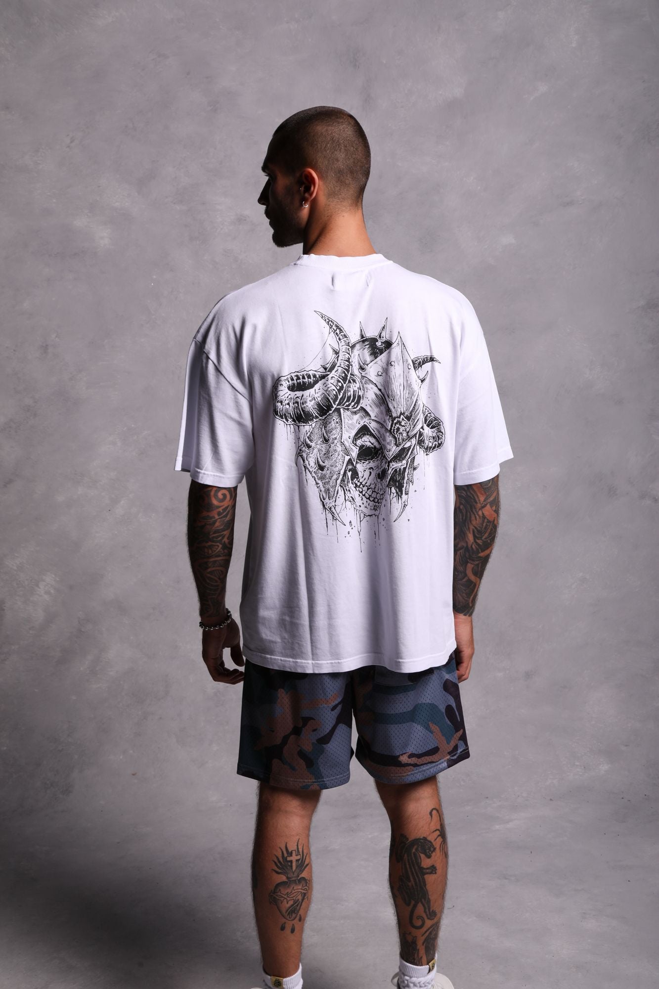House Of Wolves "Premium" Pocket Tee in White