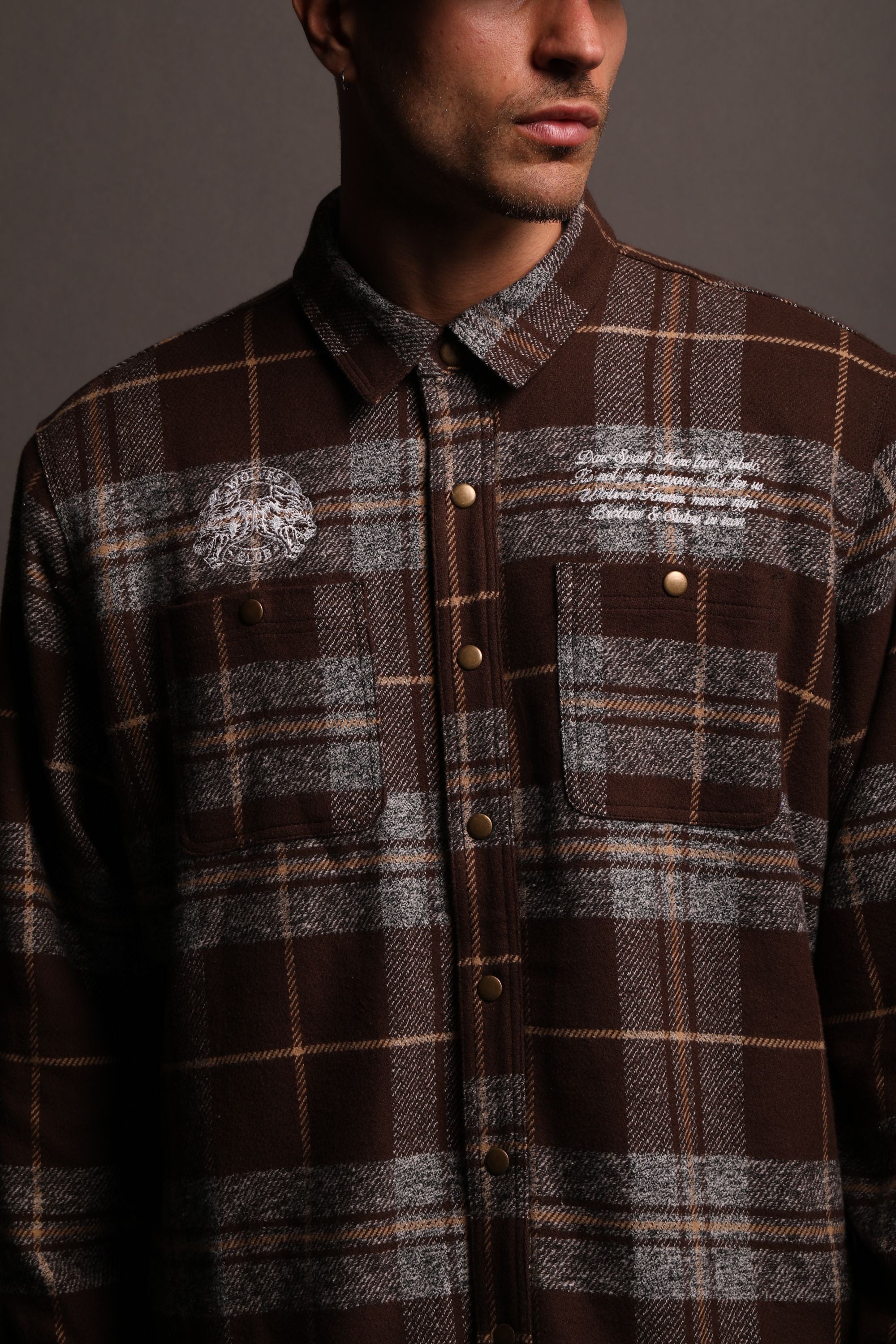 Marked Seattle Sherpa Lined Flannel in Frontier Plaid