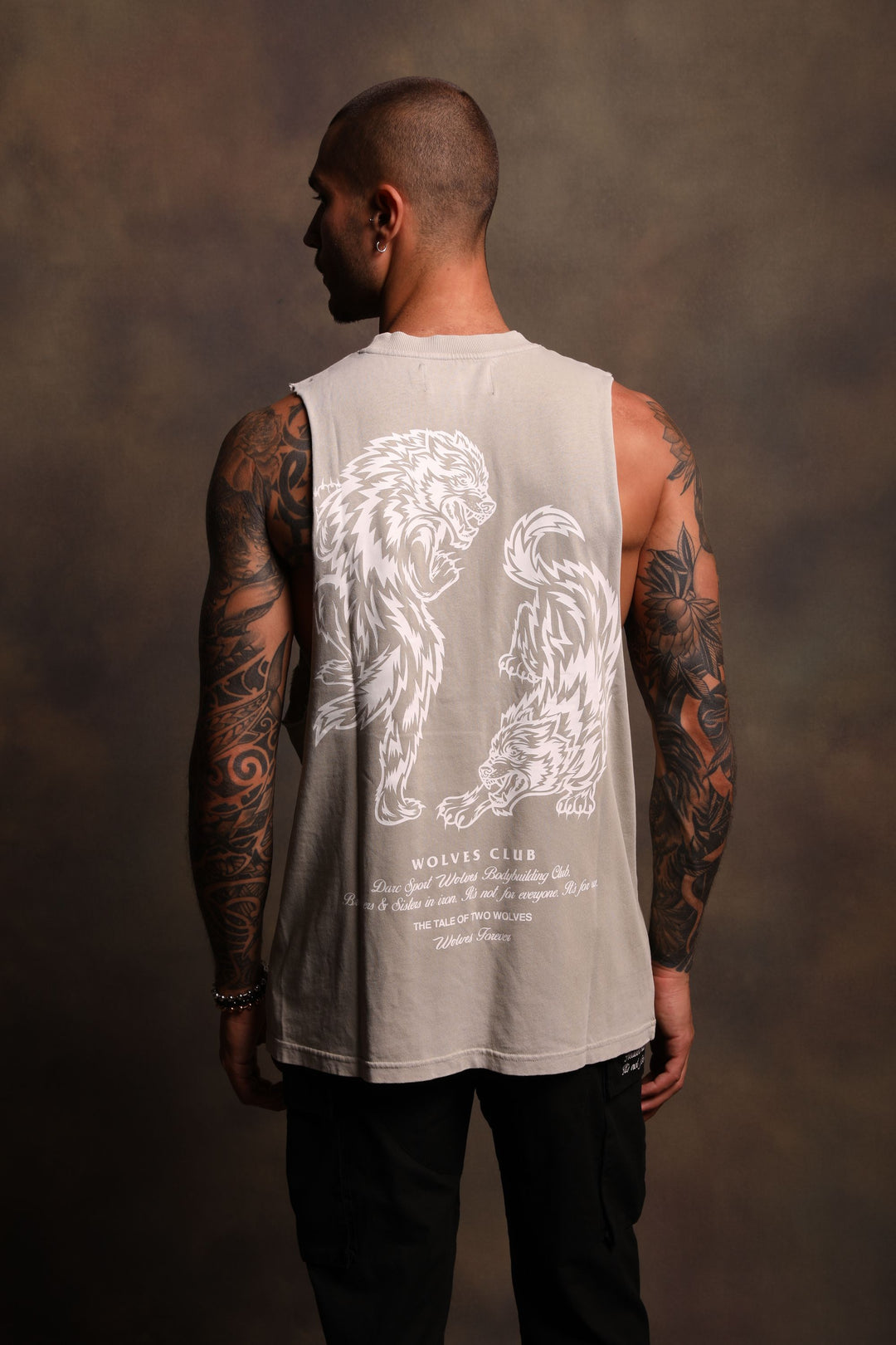 Balance "Tommy" Muscle Tee in Cactus Gray