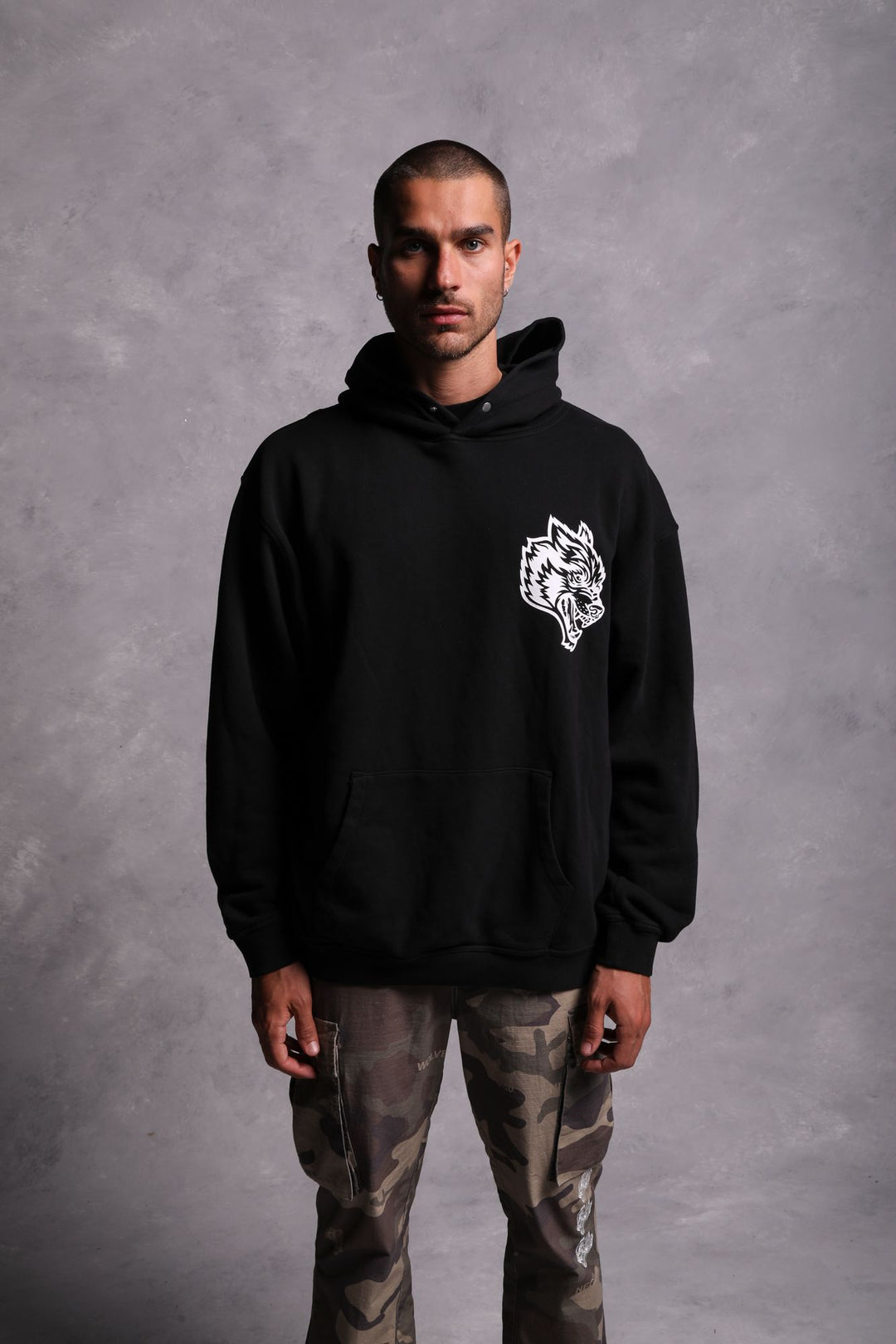 House Of Wolves "Cornell" Hoodie in Black
