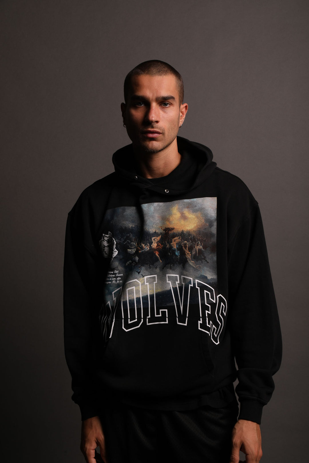 At The Gates "Cornell" Hoodie in Black