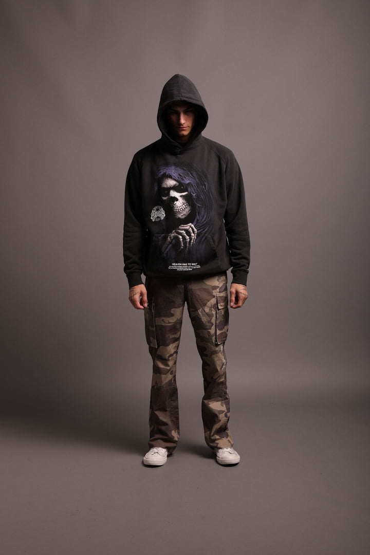 Reaper V2 "Vintage Raglan" Hoodie in Charcoal