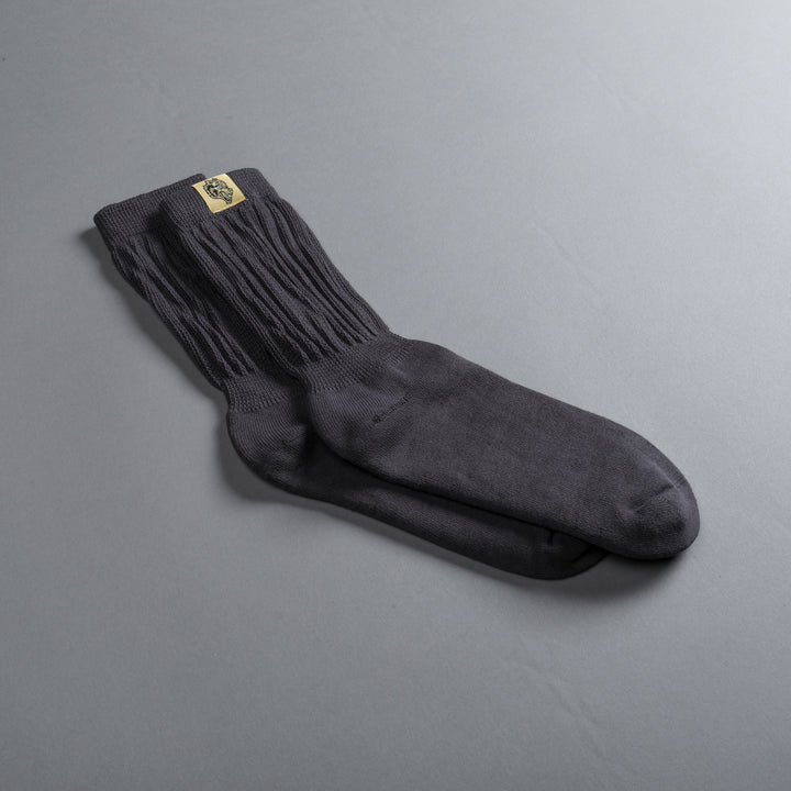 Wolf Patch Comfy Socks in Wolf Gray