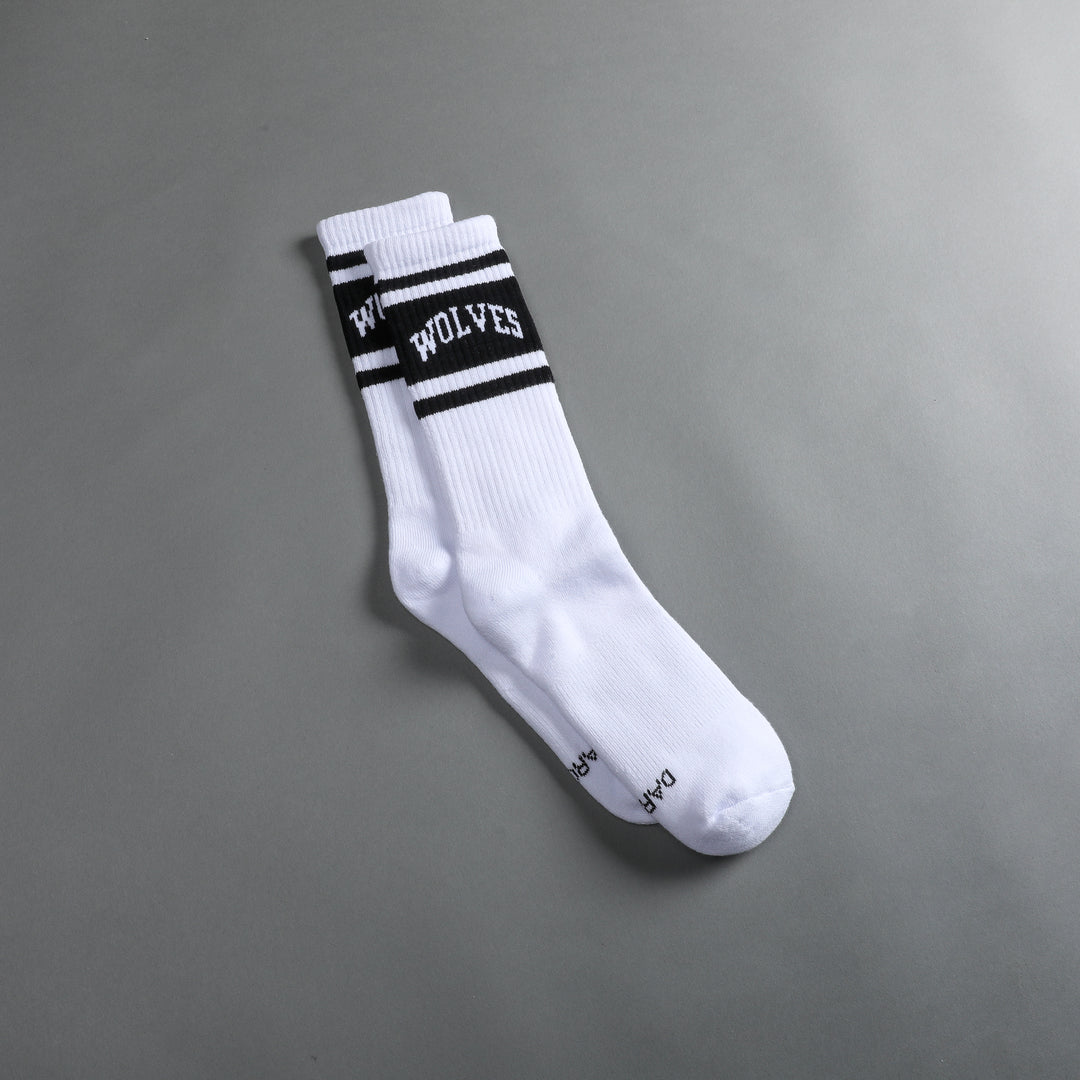 Loyalty Classic Socks in White/Black/Black