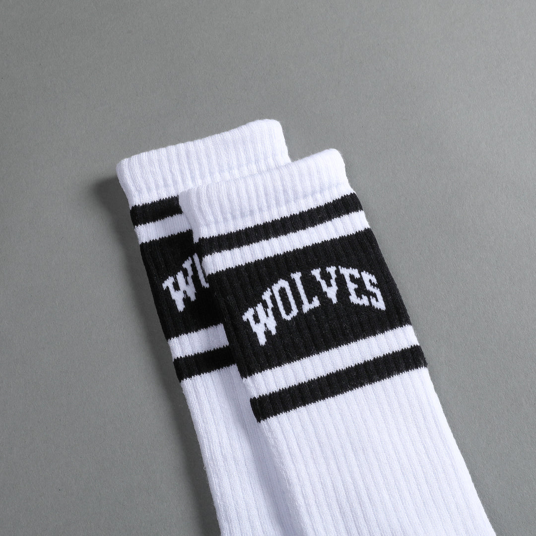 Loyalty Classic Socks in White/Black/Black