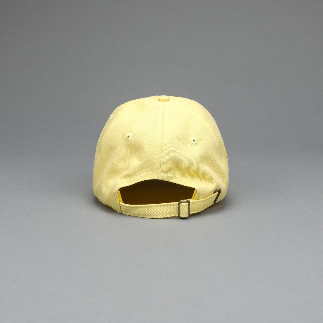 She Wolf Head Dad Hat in Lush Canary/White